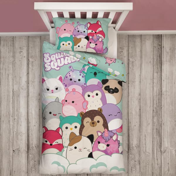 Squishmallows Sengetøy Squish Squad 150x210cm multifärg multicolor