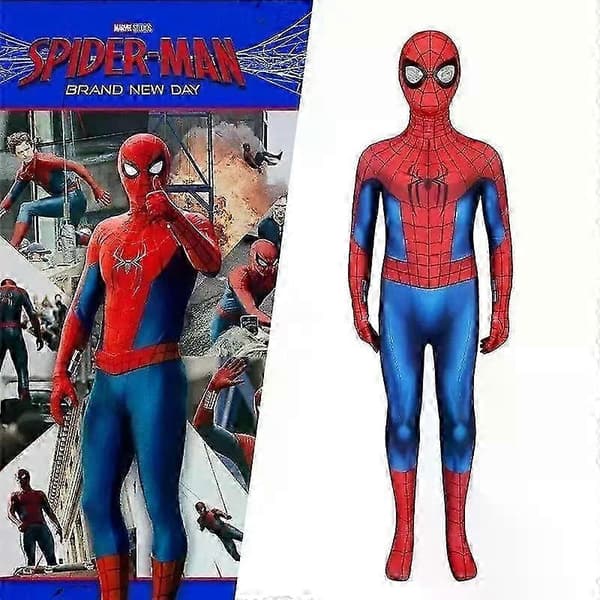 2026 Spiderman 4 New Day Jumpsuit Cosplay Kostym Halloween
