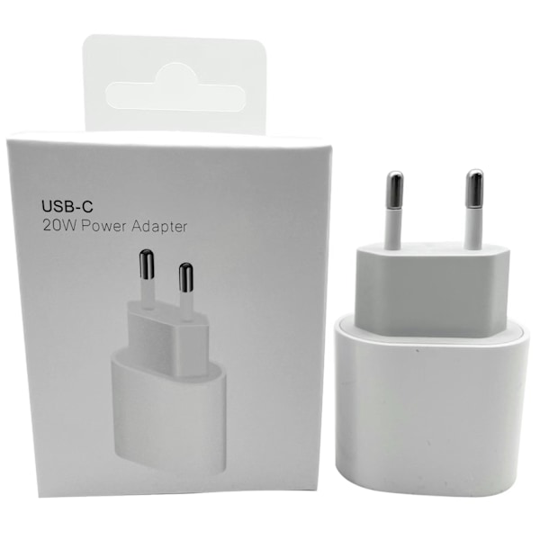 Passer til Apple 15 mobiltelefon USB-C lader PD hurtiglading 20W europeisk standard 2024 ny versjon iPhone16 laderhode AAA