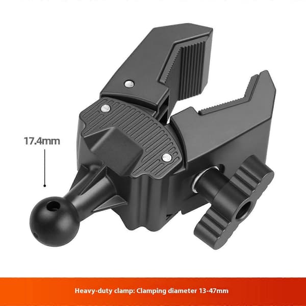 Solid telefonklipsfeste for 15mm-45mm rør og 3,5cm overflater for treningsopptak Flerfarget