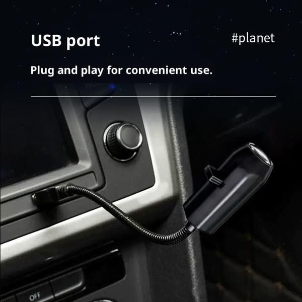 USB-projektionslampe til loftet, atmosfærisk natlampe til loft og soveværelse