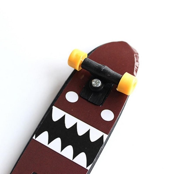 Top-Spring Finger Skateboard,96x28mm Red PU Wear Non-Slip Mini Skate Kid Bauble 
