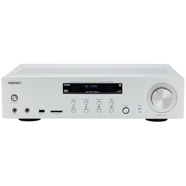 AIWA Förstärkare krom BT Silver