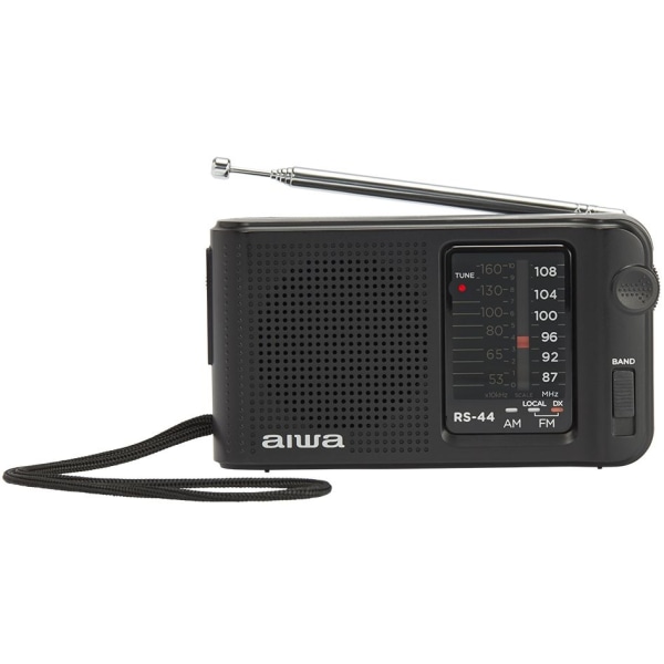AIWA Fickradio med högtalare Svart