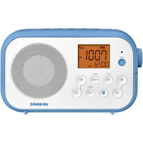 Sangean Bluetooth FM snabbval Vit