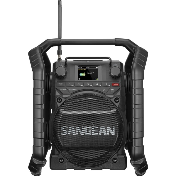 Sangean Utility Radio Tål regn Svart