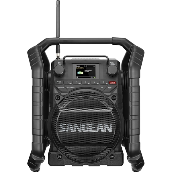 Sangean Utility Radio Tål regn Svart
