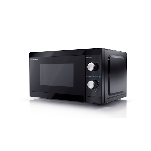Sharp Mikro Analog Svart Svart