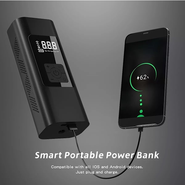 Wireless Air Pump Svart