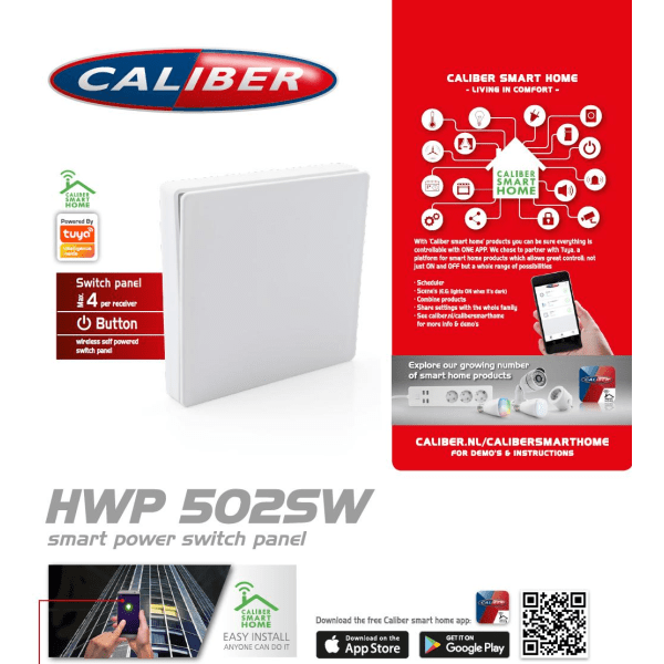 Caliber Smart strömbrytare WiF
