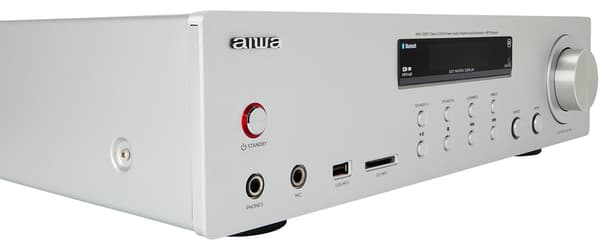 AIWA Förstärkare krom BT Silver