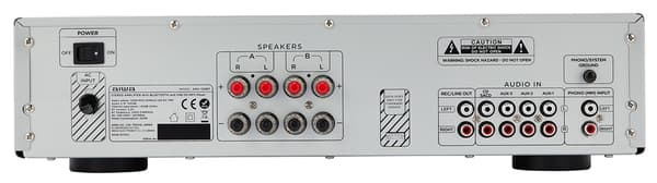 AIWA Förstärkare krom BT Silver