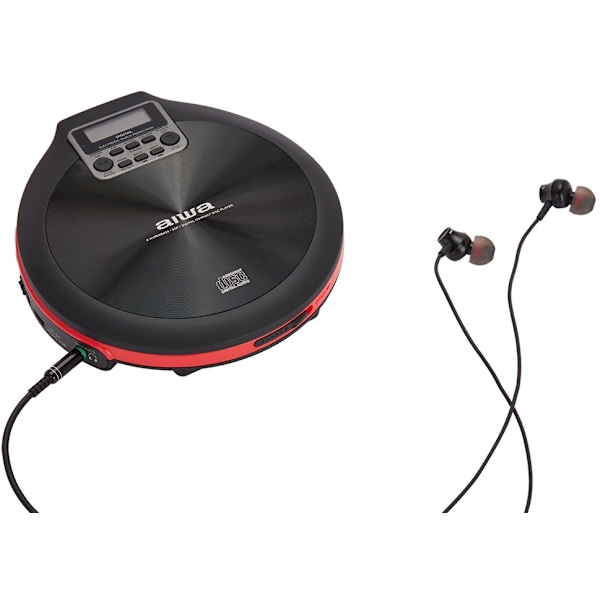 AIWA Portabel CD inbyggladdare Svart