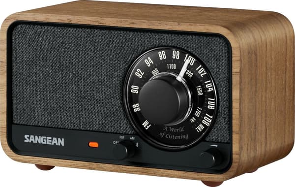 Sangean WR8 mörktträ Bluetooth