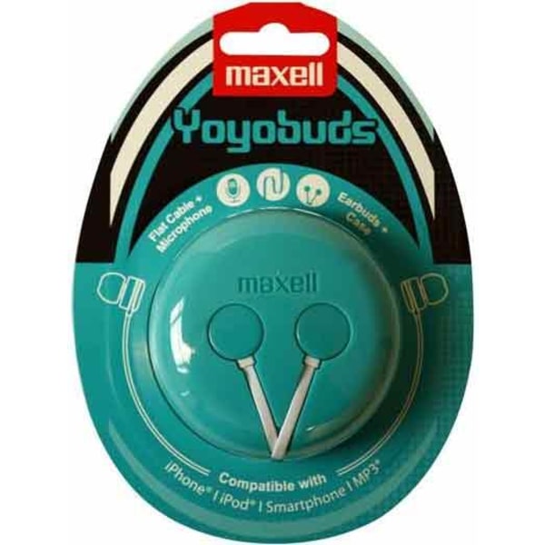 Maxell Headset Yoyobuds Grön