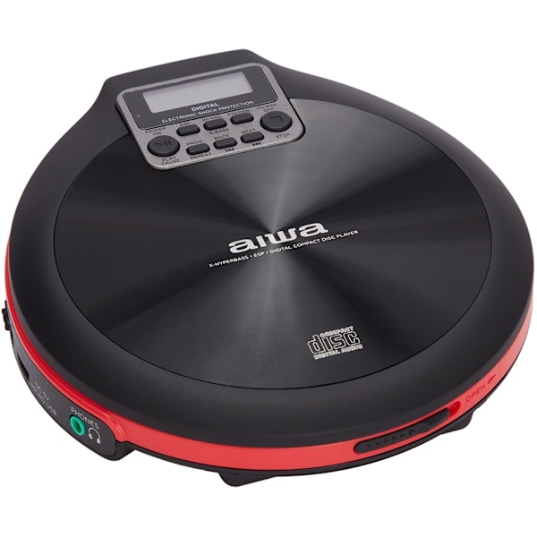 AIWA Portabel CD inbyggladdare Svart
