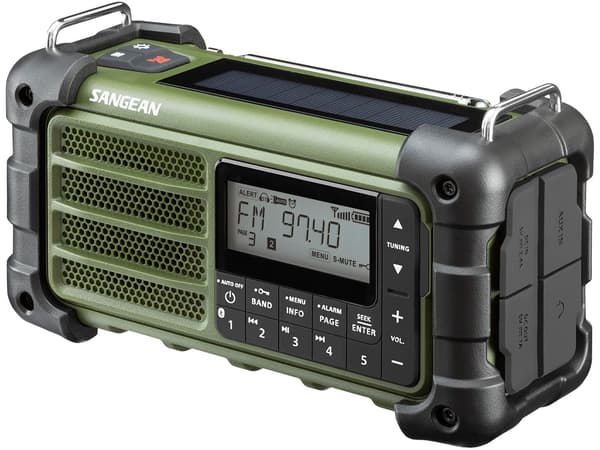 Sangean allvädersradio Green