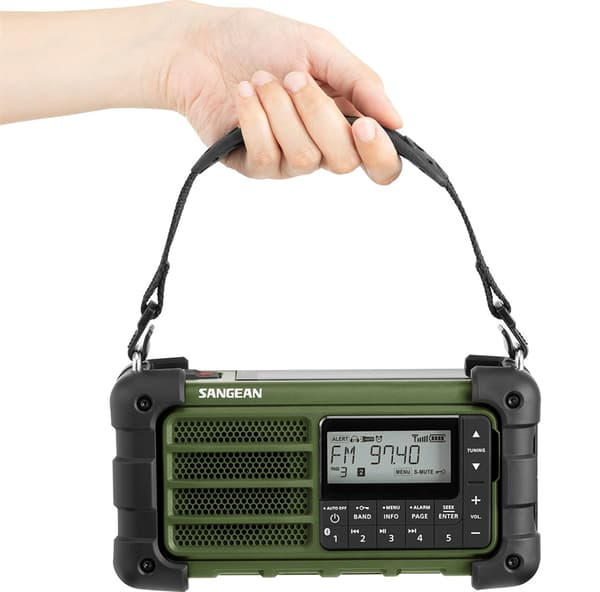 Sangean allvädersradio Green