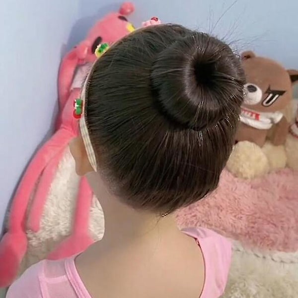 Hårbulle-skapare, Fransk Magisk Twist Hårvikt Wrap Snap Band Twist Bun Shaper (2 st, Brun, Mörkbrun)