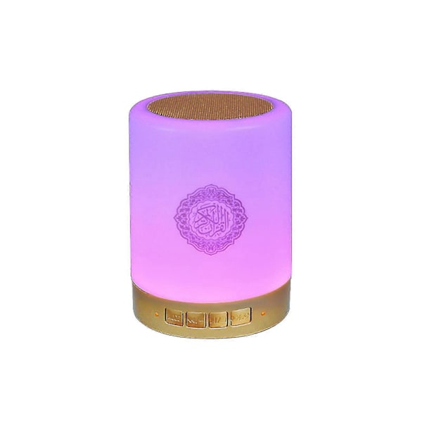 Quran Högtalare Fjärrkontroll Bordslampa Bluetooth Radio FM Högtalare