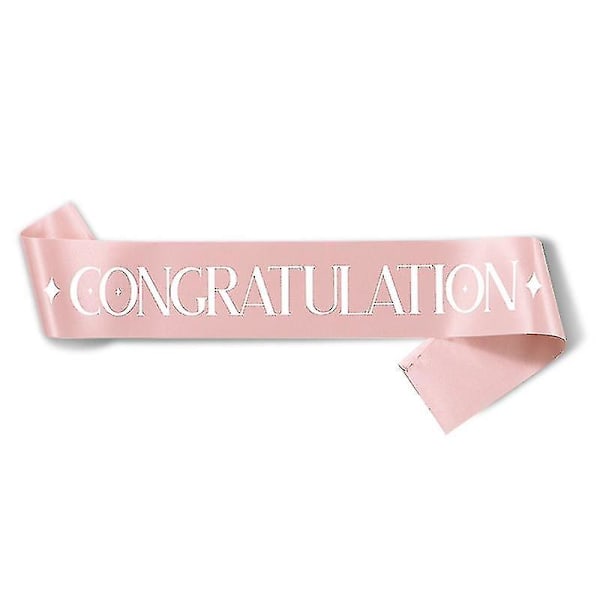 Ny Design Tillykke Sash Graduation Ceremony Party Dekoration