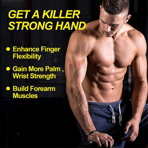 Olive Shape Grip Strength Trainer Silikoni Hand Grip set(80 puntaa)