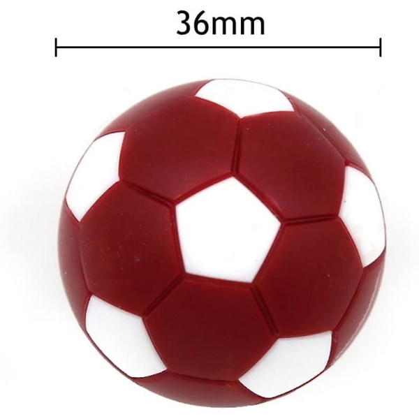 Bordsfotboll Ersättningsbollar Mini Multicolor 36 mm Officiell Fotboll 12-pack