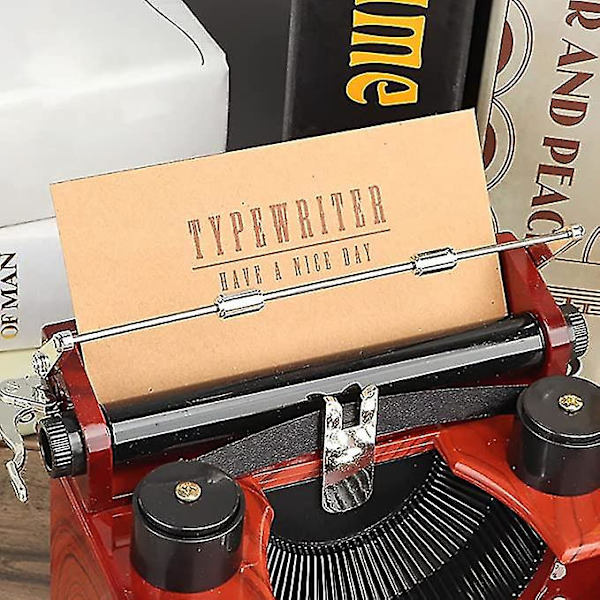 Mini Retro -tyylinen kirjoituskoneen musiikkikello