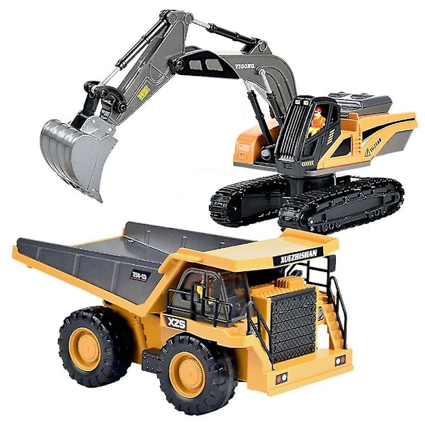 Fjärrkontroll ingenjörsfordon modell dumptruck grävmaskin bulldozer kran Rc bil för pojkar födelsedagspresenter(rc kran)