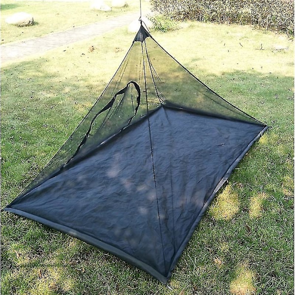 Camping Myggnett Seng Kompakt Og Ultralett For Reise Finneste Hull Mesh 2000 Netting For Camping Og Fotturer, Uten Sovematte