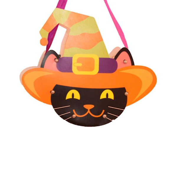 1 paketti/6 pakettia Piirretty Kurpitsaämpäri Makeispussit Halloween Paperikassi Halloween Koriste Juhla Kassi Tarvikkeet (MALLI 7)