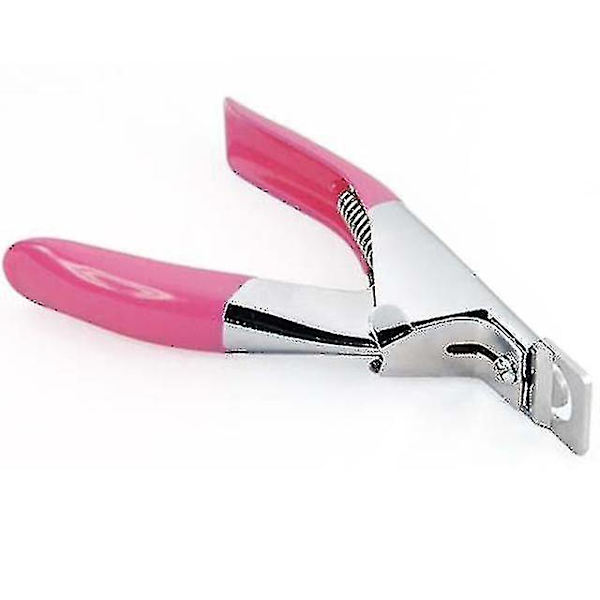Akryl falska nagelspetsar Clipper Cutter 1 st rosa