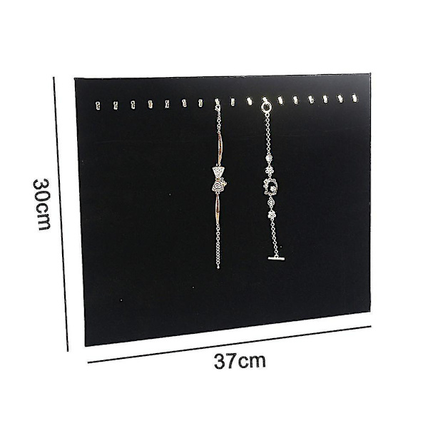17 Krokar Halsband Display Stativ Sammet Halsband Stativ Display Stativ