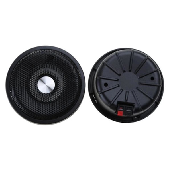 1 Par Vattentäta 4 Ohm 15W Full Range Marinbåt Tak Vägg Högtalare Gräsmatta J60A (Svart)