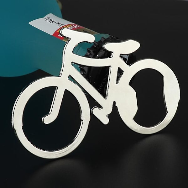 1 stk. cykel flaskeåbner, cykelformet ølflaskeåbner nøglering, ølflaskeåbner nøglering til hipstere og cykelentusiaster