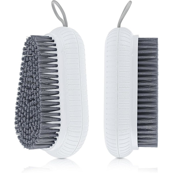 Scrub Brush, Soft Laundry Brush, Clothes Shoes Cleaning Brush, Easy to Grip Household Cleaning Brushes Tool for Bathtubs 2Pcs