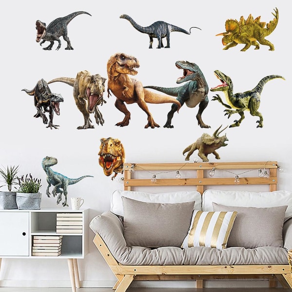 A set of Dinosaurs Wall Stickers Wall Stickers Wall Decor for Bedroom Living room office kitchen