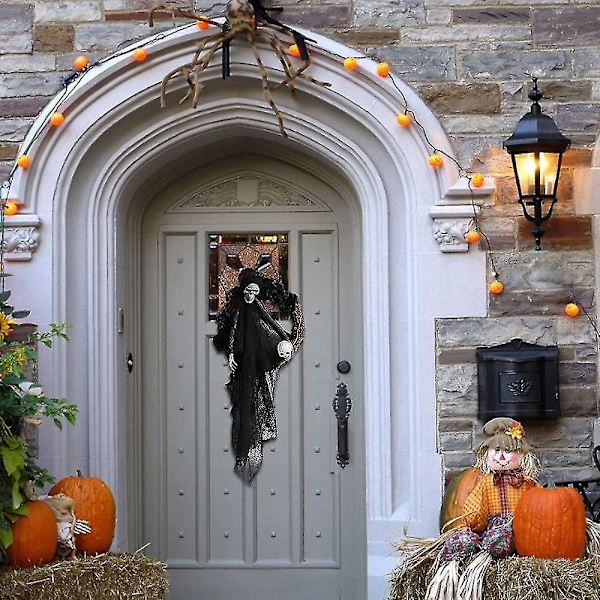 Halloween Dekoration Krans Dørkrans/Udendørs Vinduekrans