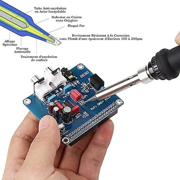 10 st 900M ersättning lödspetsar lödspetsar kit för Hakko, Radio Shack, TENMA, ATTEN, Rapid, Aoyue, Yihua lödstation