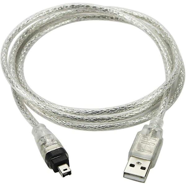 USB-hane till FireWire IEEE 1394 adapterkabel. 4-stiftshane iLink för Sony DCR-TRV75E DV
