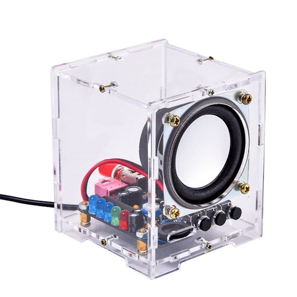 -009 Bluetooth Högtalare Mini Högtalarenhet Elektronisk Komponent DIY Kit Trådlös Trådbunden 5V DC Strömförsörjning