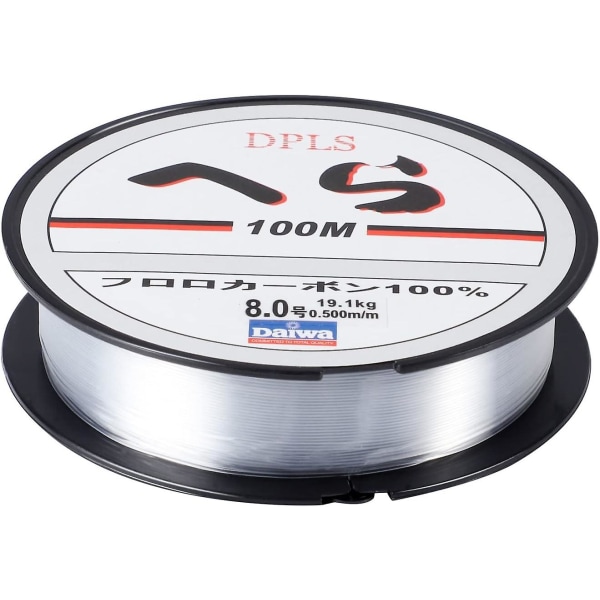 100 meter högspänning nylon fiskelina 0,5 mm monofilament fiskelina, dragkraft ca 19,1 kg