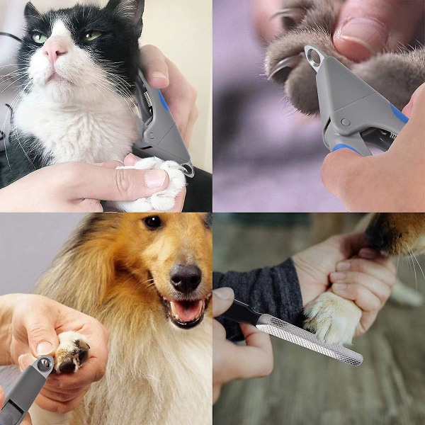 Koiran ja kissan kynsileikkurit, kynsileikkurit kissoille ja pienille koirille, soveltuvat pienille ja keskikokoisille koirille, jyrsijöille, koiran kynsileikkurit kynsiviilalla