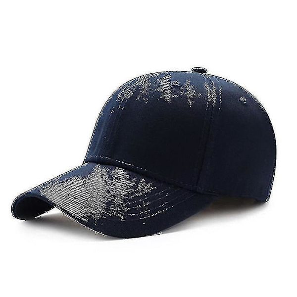 Unisex Justerbar Enkelt Caps, Utendørs Snapback Hip-hop Hatt (Rød)