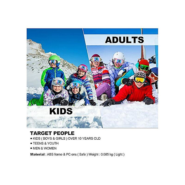 Brune Imitasjon Splash Ski Briller Ridning Utendørs Sport Øye Briller X400 Motorsykkel Briller Vind Og Sand