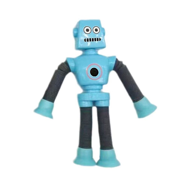 Robot Gul Sugrör Robot Stretching Tube Hundra Olika Former Robot Stretching Tube Dekompressions Nyfikenhet Leksaker（Röd)