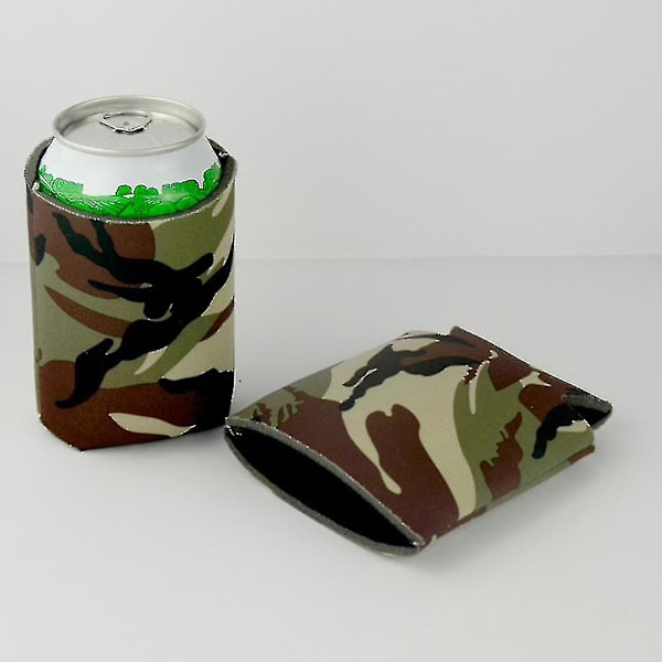 10x Premium Stubby Ölflaska Dryck Burkkylning Flaska Stubbie Hållare Ärm Isolator