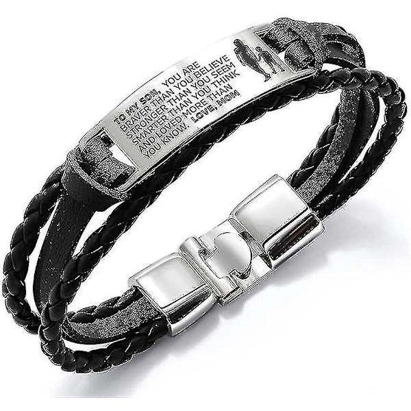 Armband till min son - Mod & Inspiration - Läderarmband - Födelsedagspresent