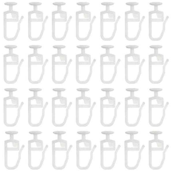 200-pack gardinskenor med 8,3 mm huvudvikbara skenor gardinskena skenor krokar för gardin Y