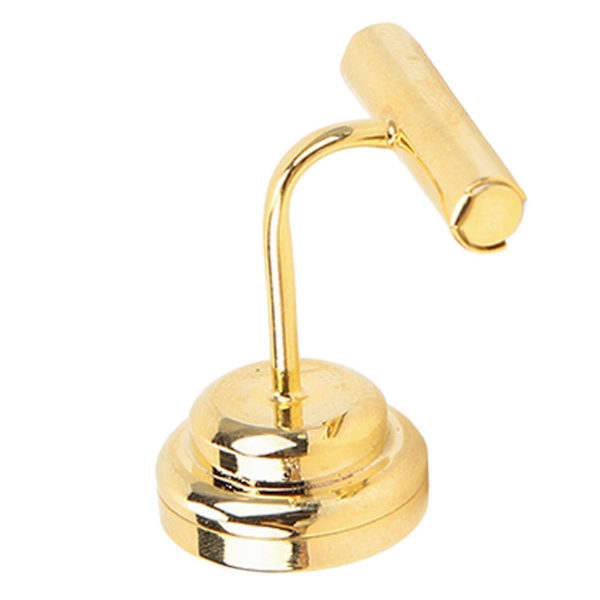 Dockhus Miniatyr Vägglampa Mini Led Dockhus Vägglampa Med Batteri För 1/12 Dockhus Möbler Dekoration Guld
